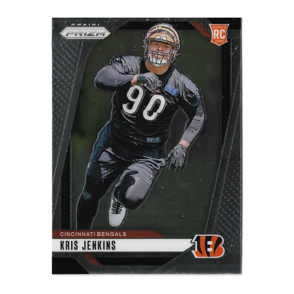 2024 Panini Prizm Kris Jenkins Orange Disco Prizm Rookie Football Card #364 Beng